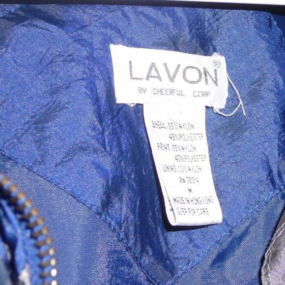 Vintage Womans 2PC 90s Floral Metallic Jogging Suit Medium by Lavon - Picture 2 of 5